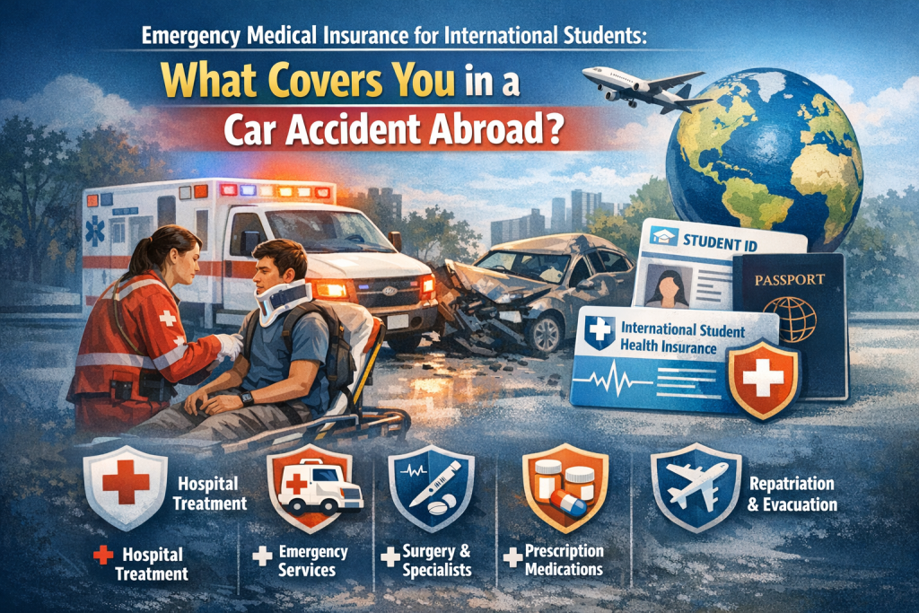 medical insurance for international students car accident